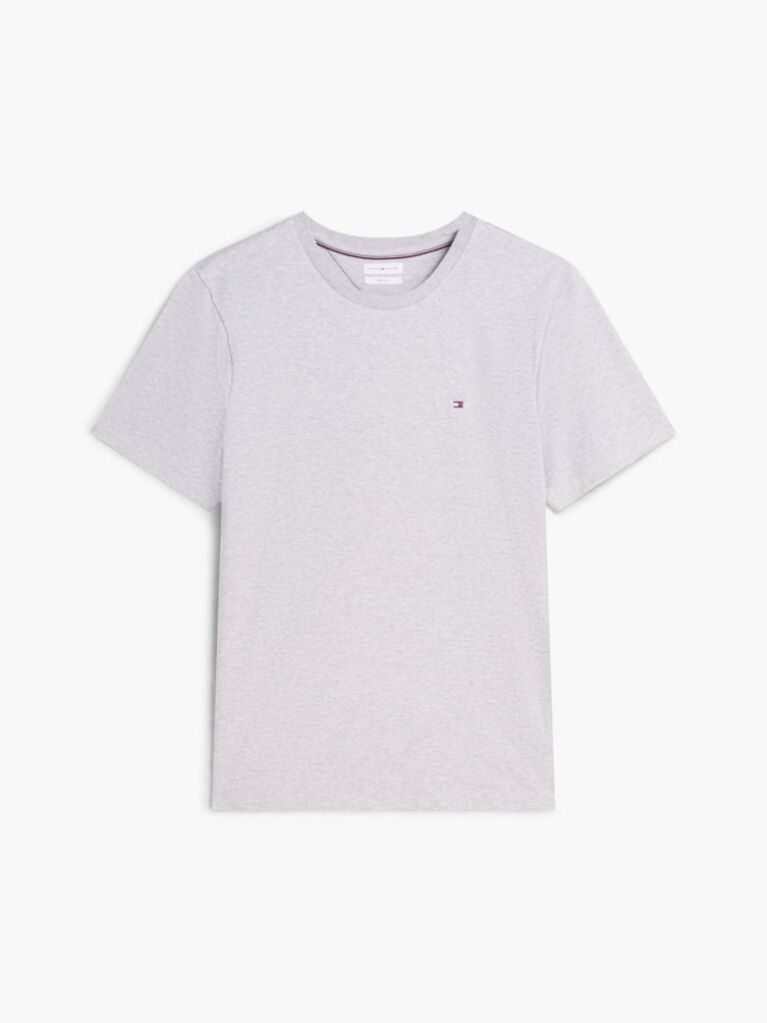 Gri Tricou Din Tricotaj Interlock  Barbati