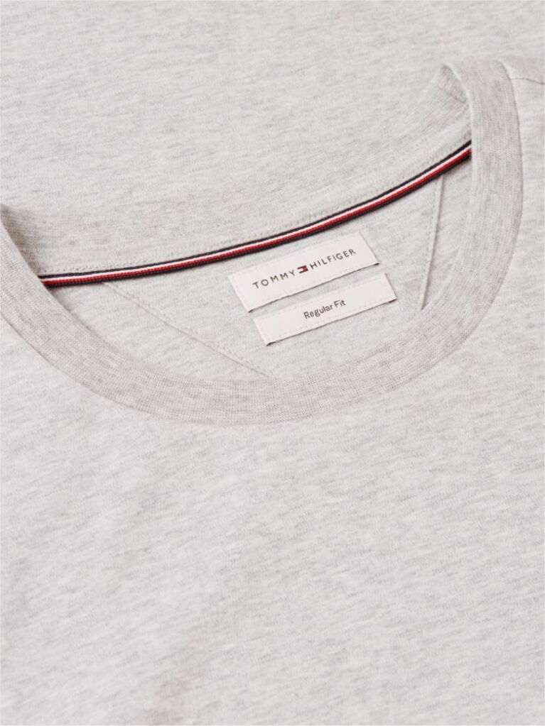 Gri Tricou Din Tricotaj Interlock  Barbati