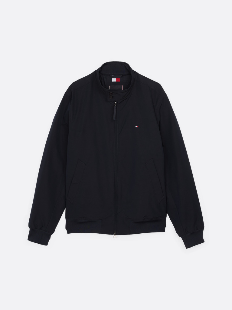 Blue Relaxed Harrington Jacket  Men
