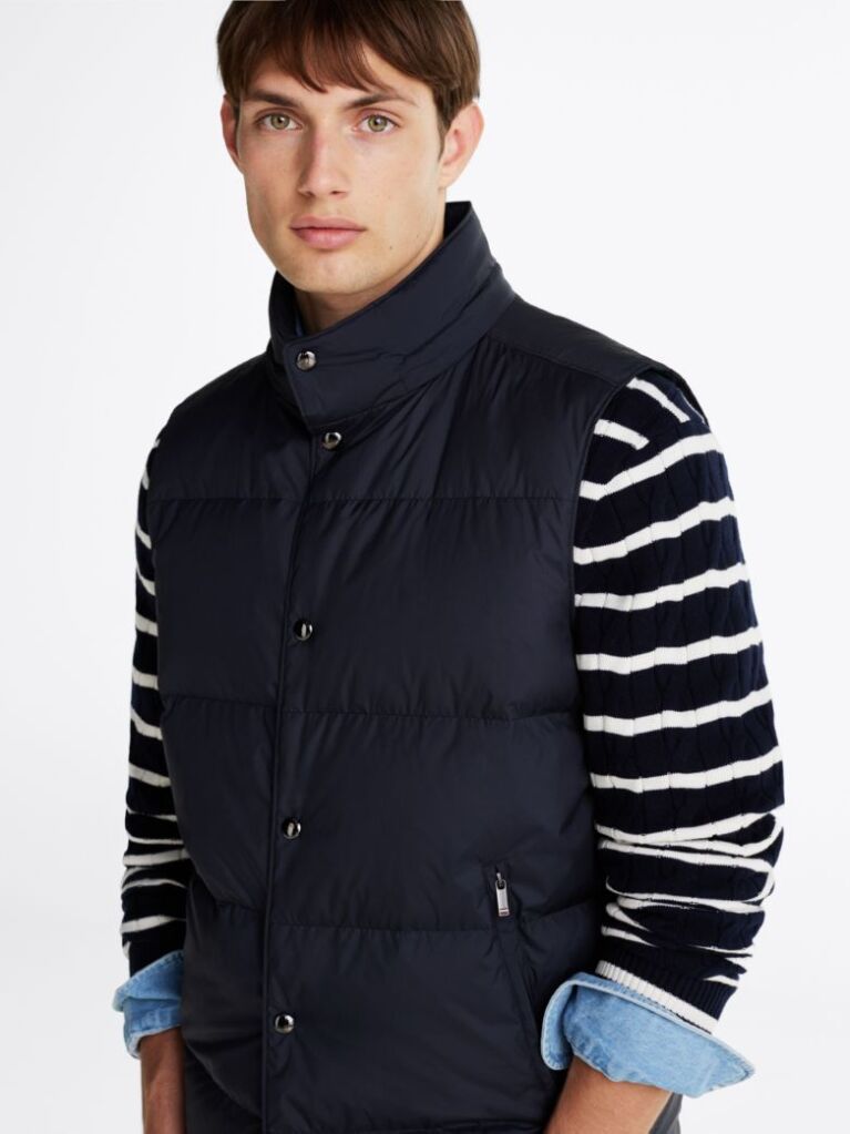 Blue Jacheta Casual Eleganta  Barbati