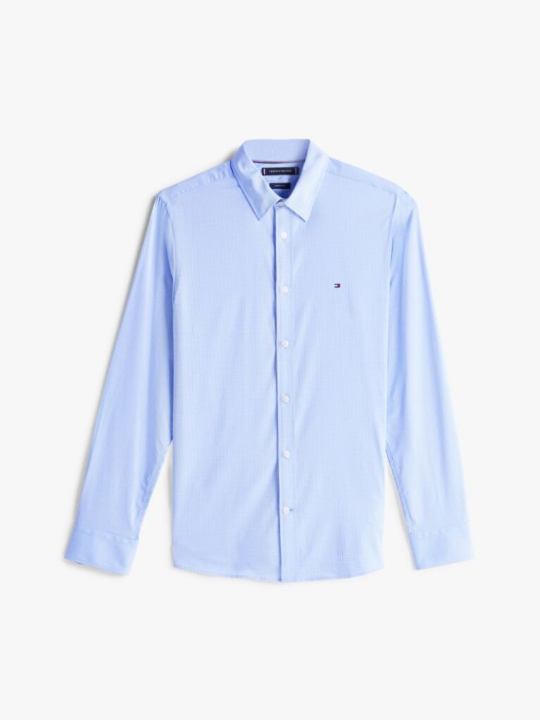 Multi Performance Slim Fit Gingham Check Shirt  Men
