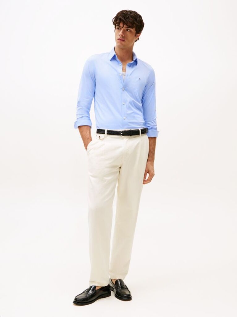 Multi Performance Slim Fit Gingham Check Shirt  Men