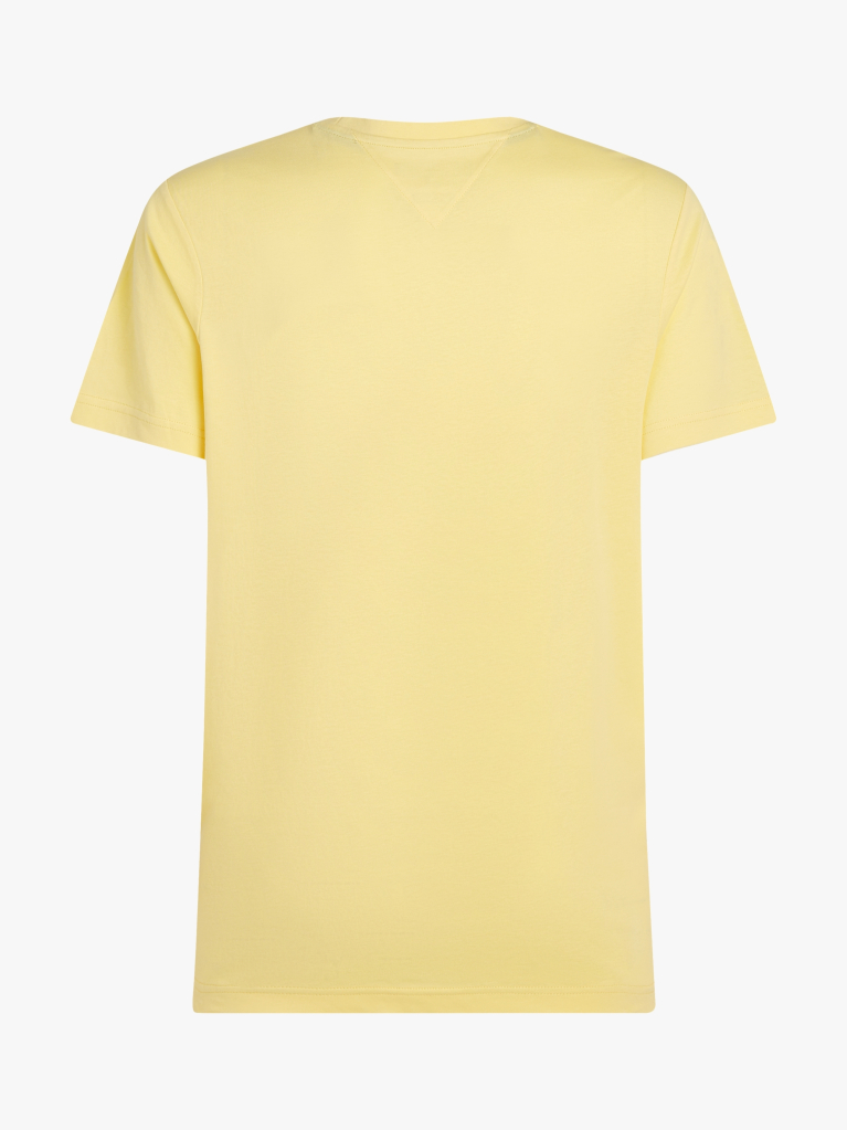 Yellow Logo Crew Neck T-Shirt  Men