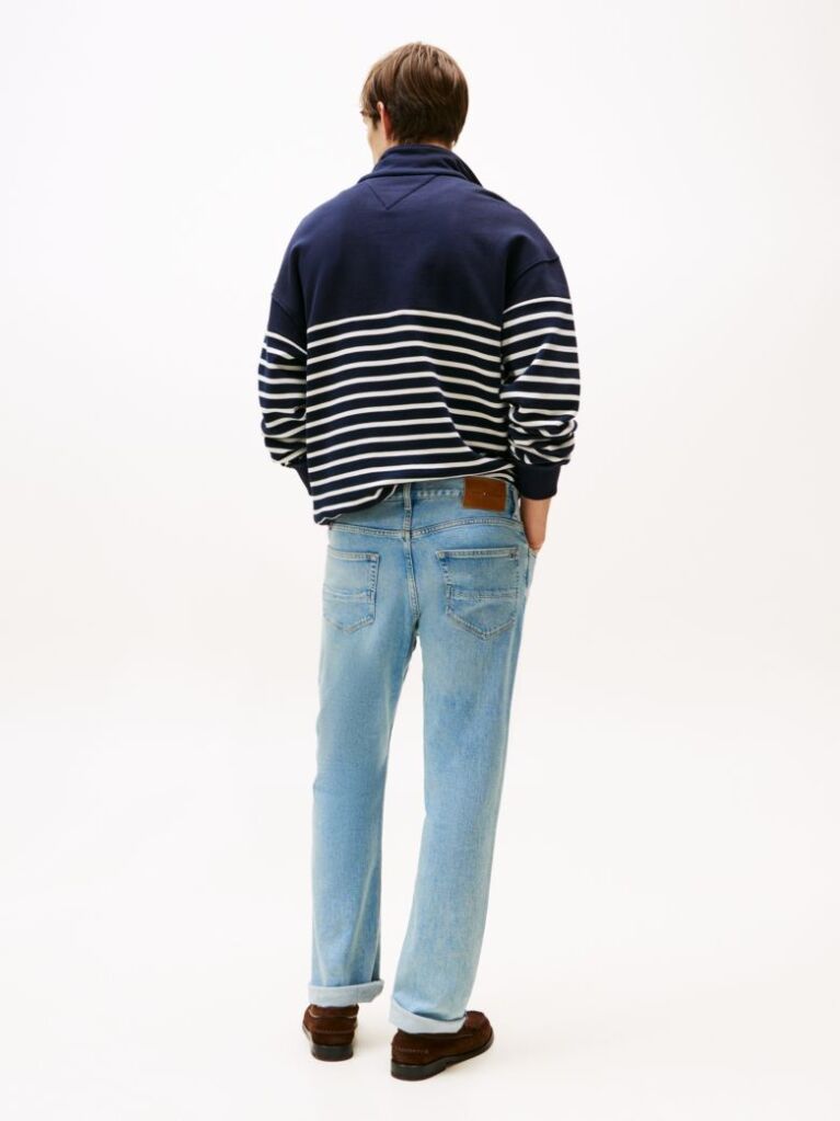 Blue Jeans Cu Picior Drept Faded Regular  Barbati