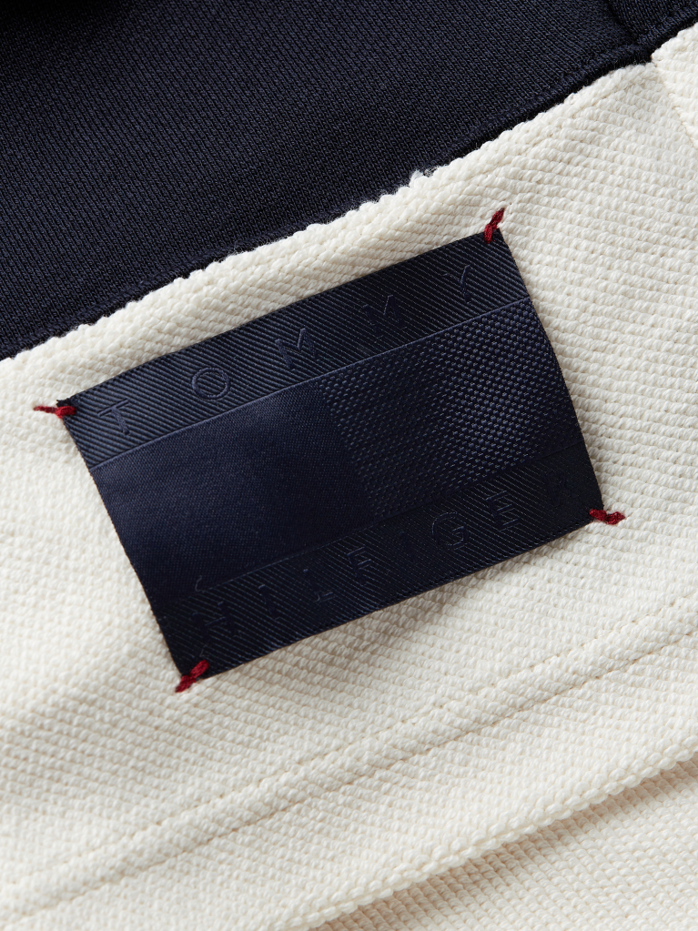 Multi Boxy Breton Stripe Half-Zip Hoody  Men
