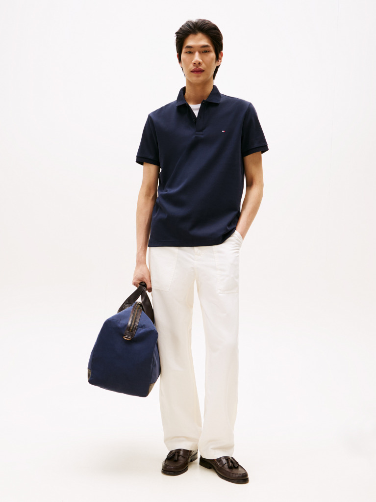 Blue Luxury Interlock Regular Polo Shirt  Men