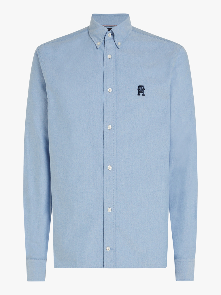 Blue Camasa Oxford Heritage Cu Croiala Regular  Barbati