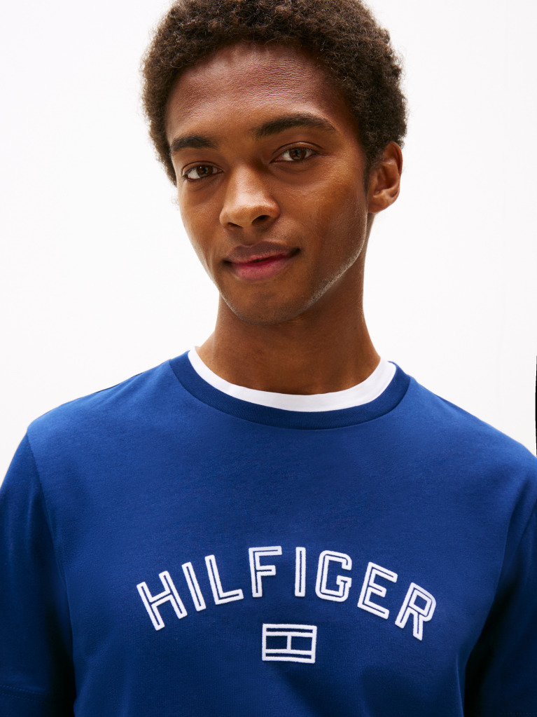 Blue Hilfiger Flock Tee  Men