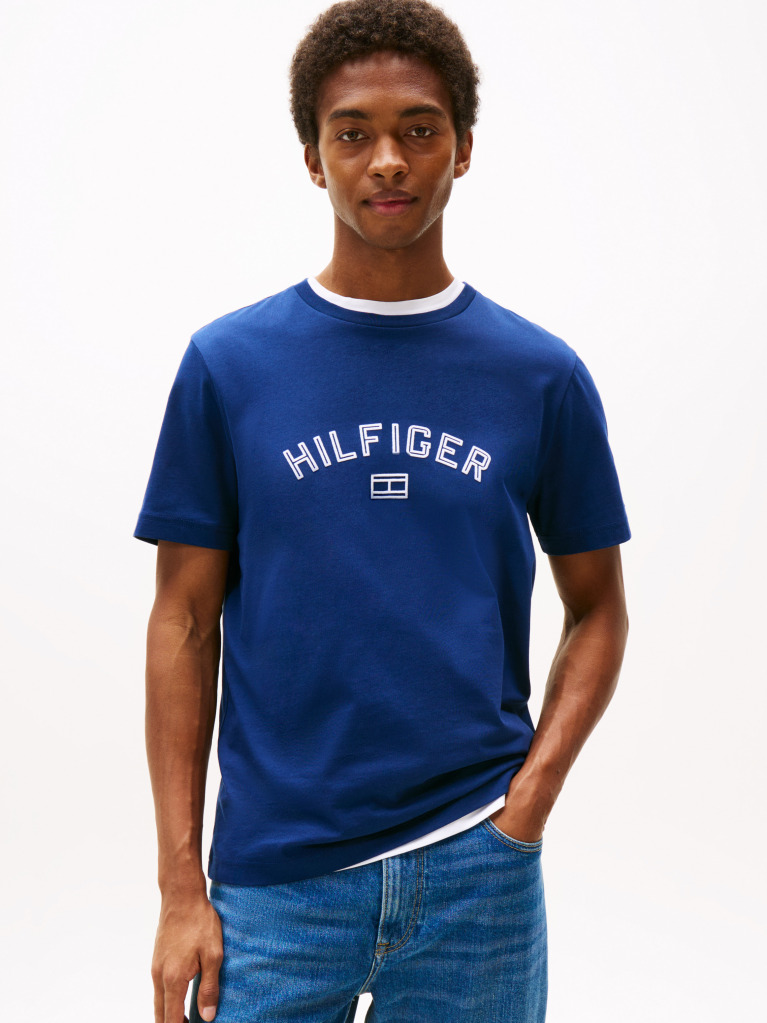 Blue Hilfiger Flock Tee  Men