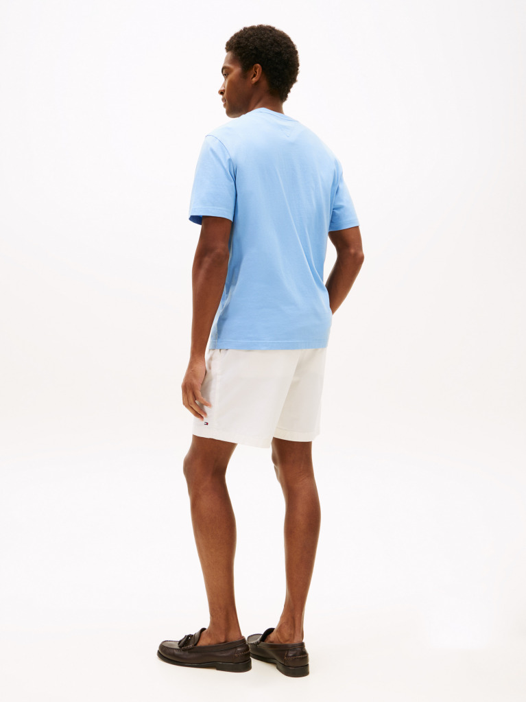 Blue Tricou Cu Logo NYC Cu Steag  Barbati