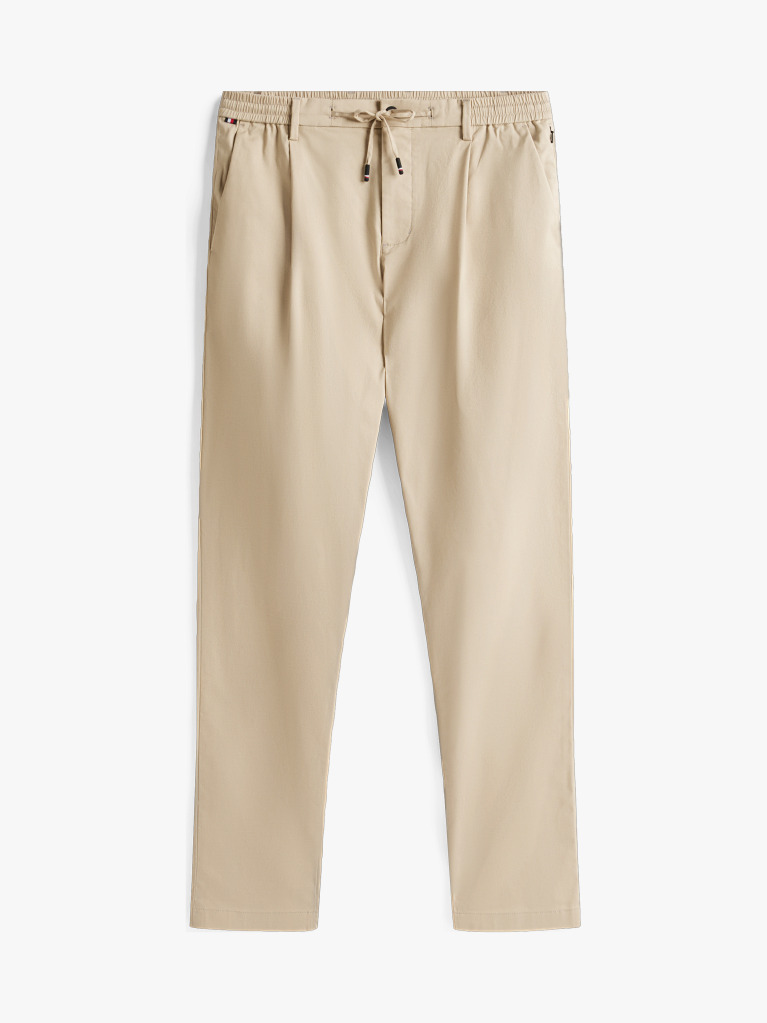 Khaki Performance Harlem Tapered Twill Trousers  Men