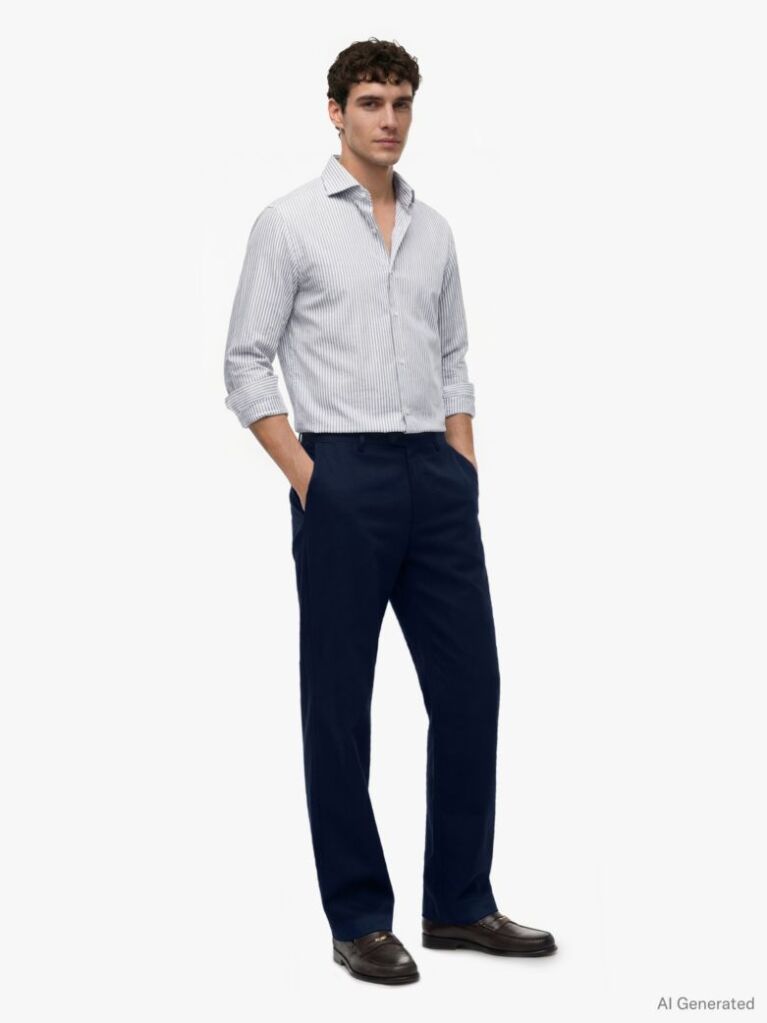 Multi Camasa Oxford Smart Casual Slim  Barbati