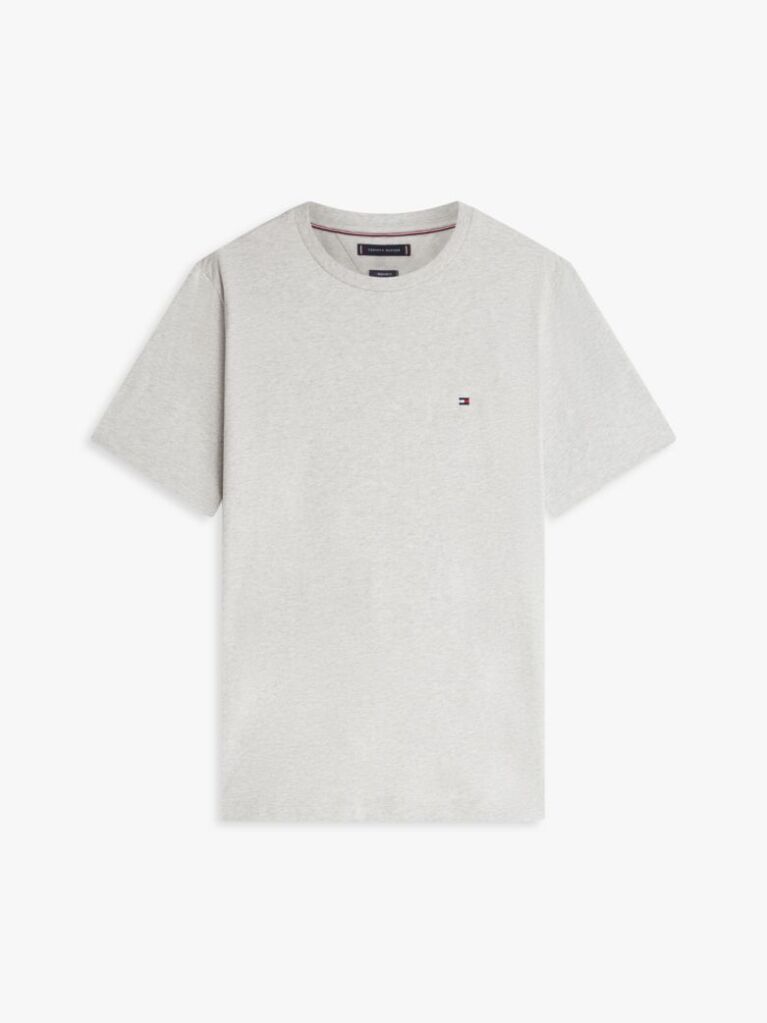 Grey Flag Embroidery T-Shirt  Men