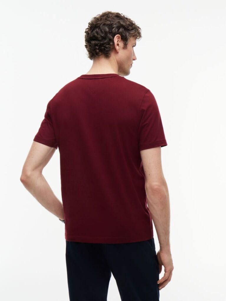 Red Flag Embroidery T-Shirt  Men