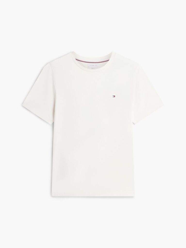 Bej Tricou Cu Broderie Steag  Barbati