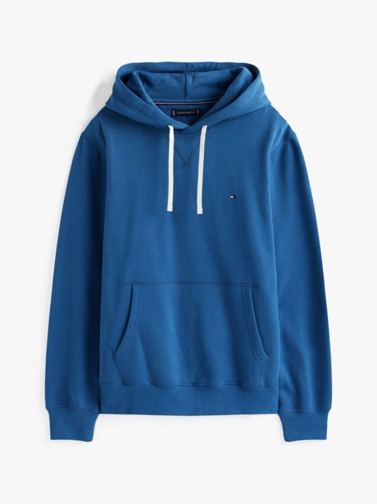 Blue Flag Embroidery Fleece Hoody  Men