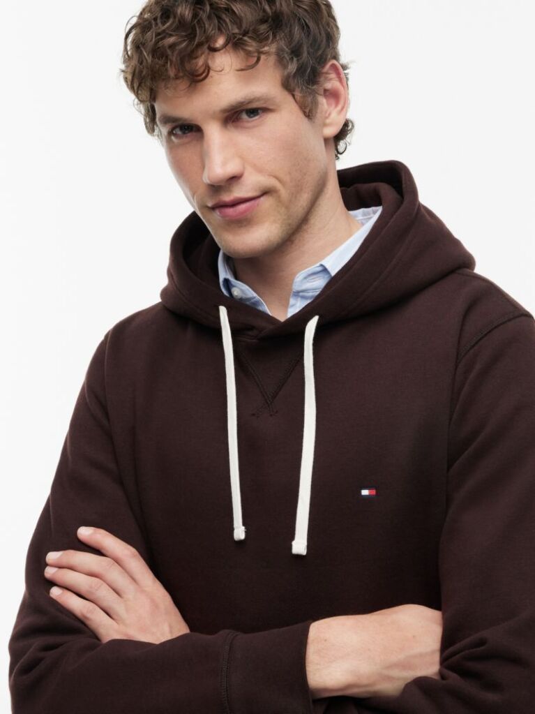 Maro Hanorac Din Fleece Cu Broderie Steag  Barbati