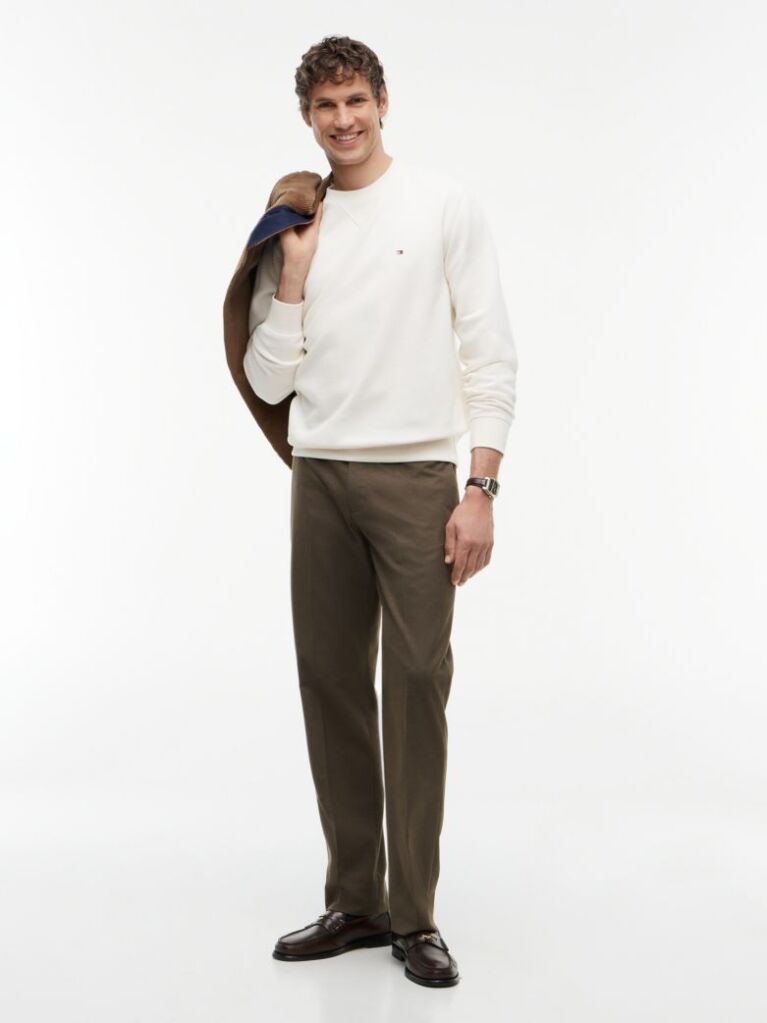 Bej Hanorac Esential Fleece  Barbati