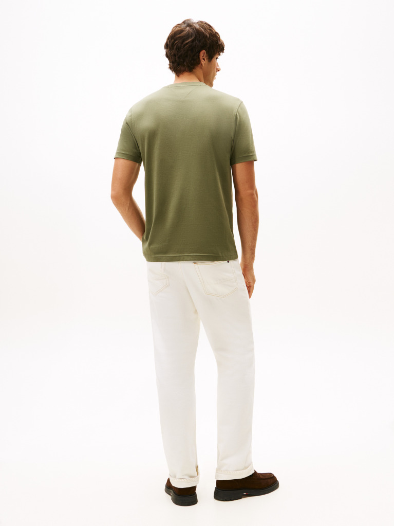 Green Logo Crew Neck T-Shirt  Men