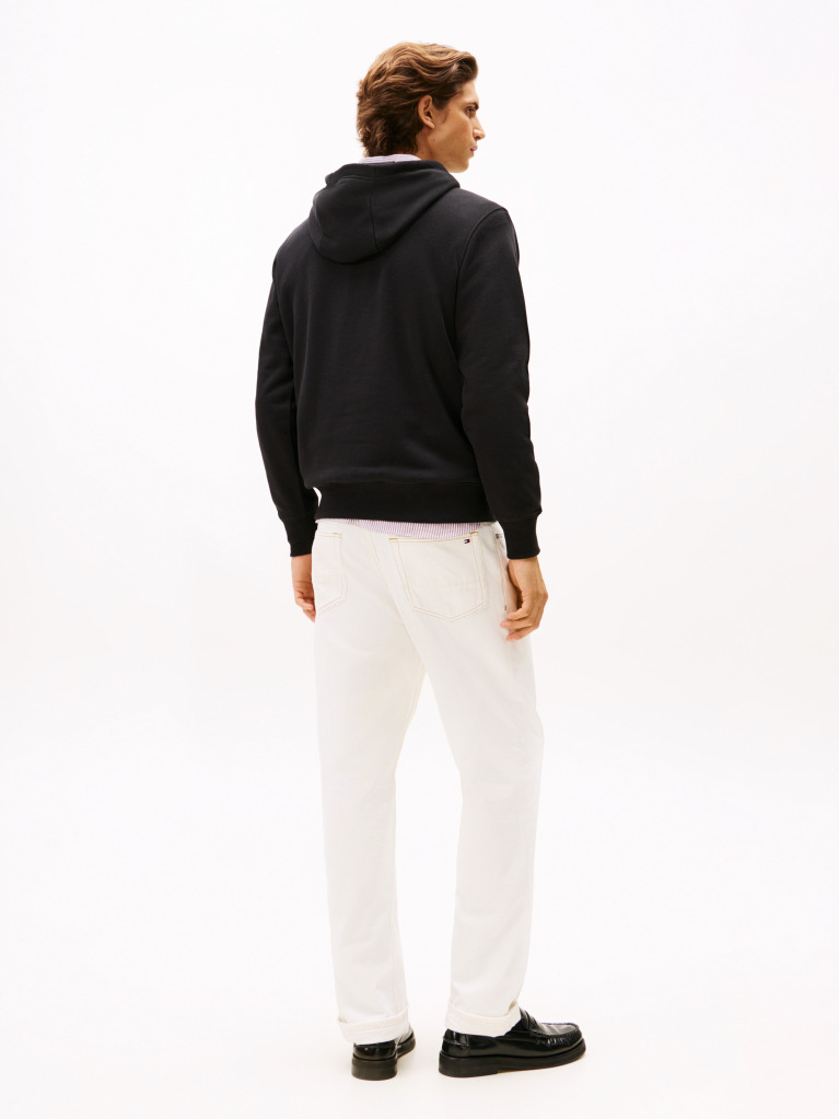 Black TH Colour Block Graphic Hoodie  Men
