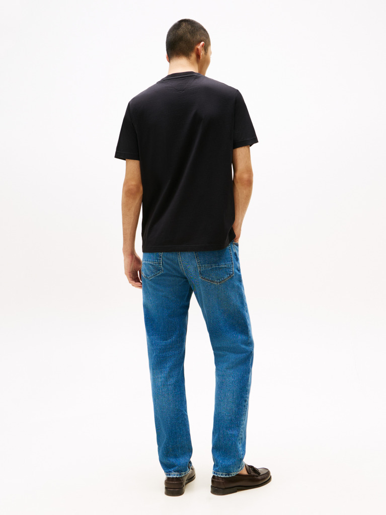 Black Logo Crew Neck T-Shirt  Men