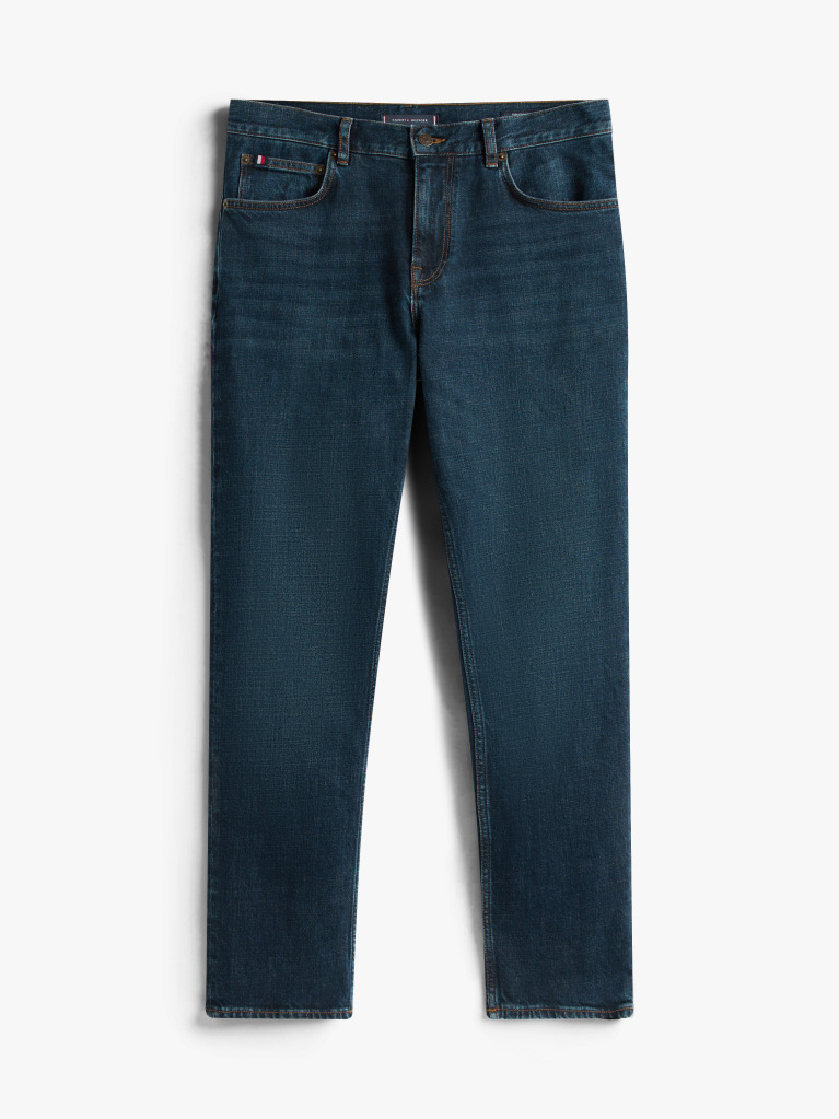 Blue Straight Denton Bleevker Jeans  Men