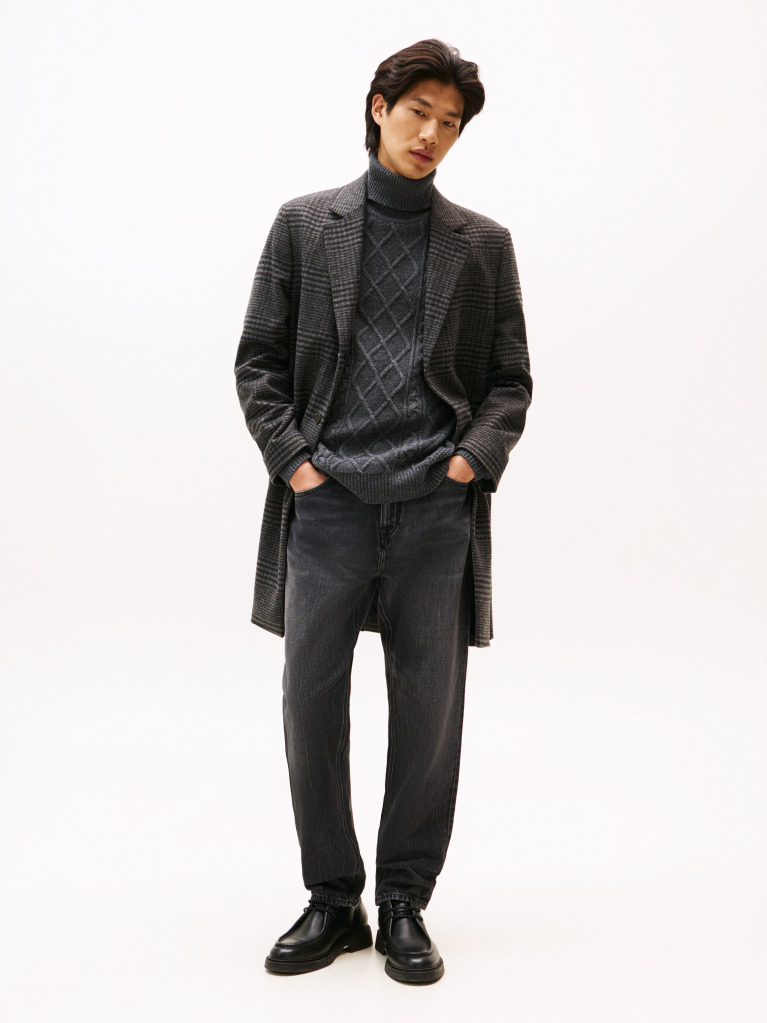 Gri Blugi Harlem Regular Cu Picior Tapered  Barbati