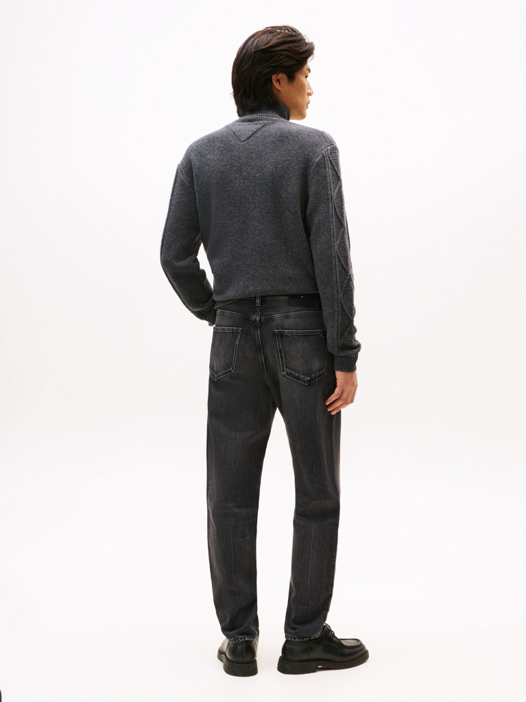 Gri Blugi Harlem Regular Cu Picior Tapered  Barbati