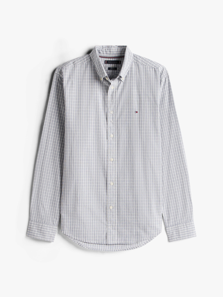 Multi TH Flex Regular Fit Tartan Shirt  Men