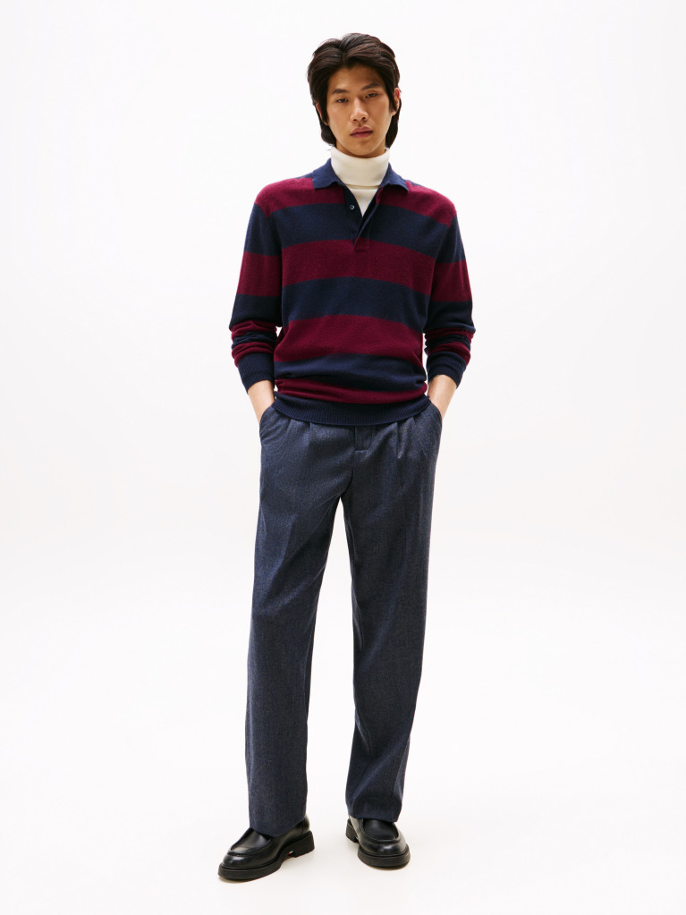 Multi Camasa Rugby Smart Casual Cu Casmir  Barbati
