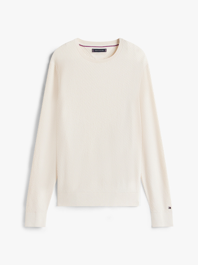 Bej Pulover Smart Casual Tricotat  Barbati