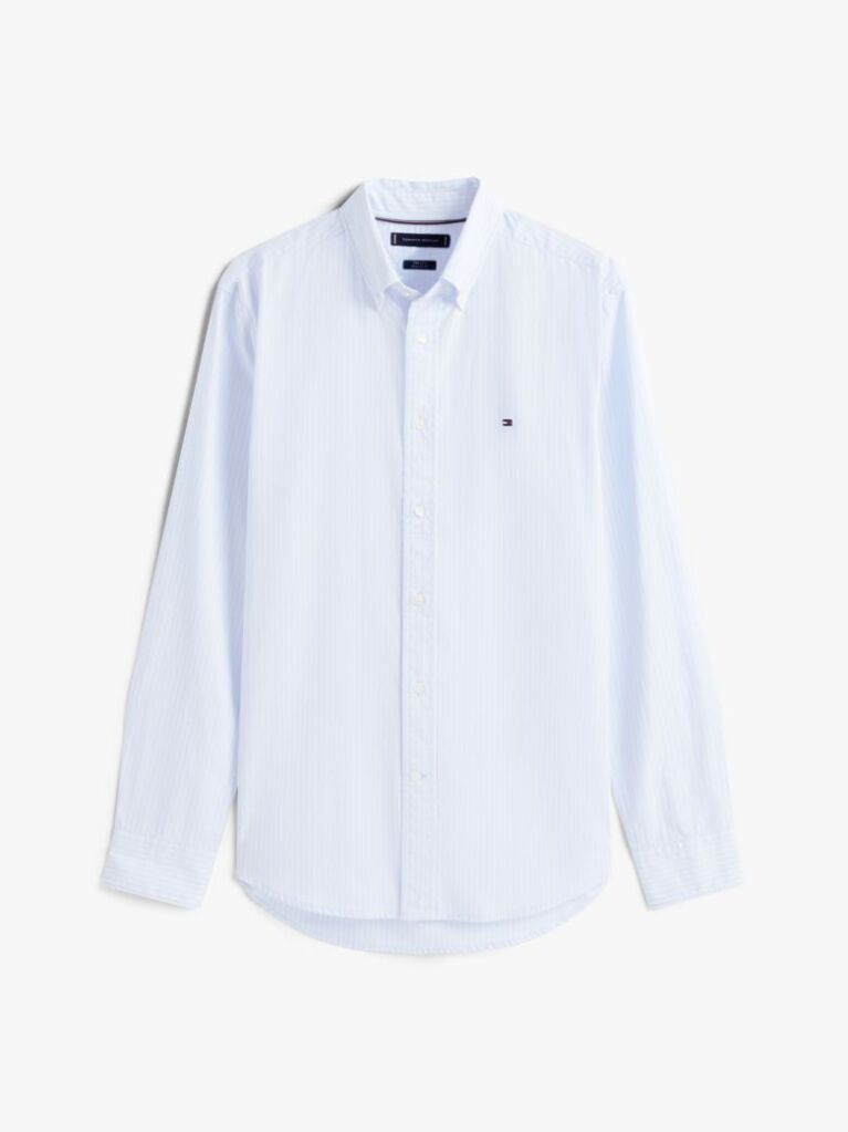 Multi Camasa TH Flex Din Poplin Cu Croiala Regular  Barbati