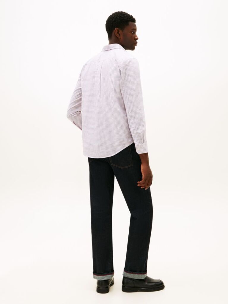 Multi TH Flex Regular Fit Tattersall Check Shirt  Men