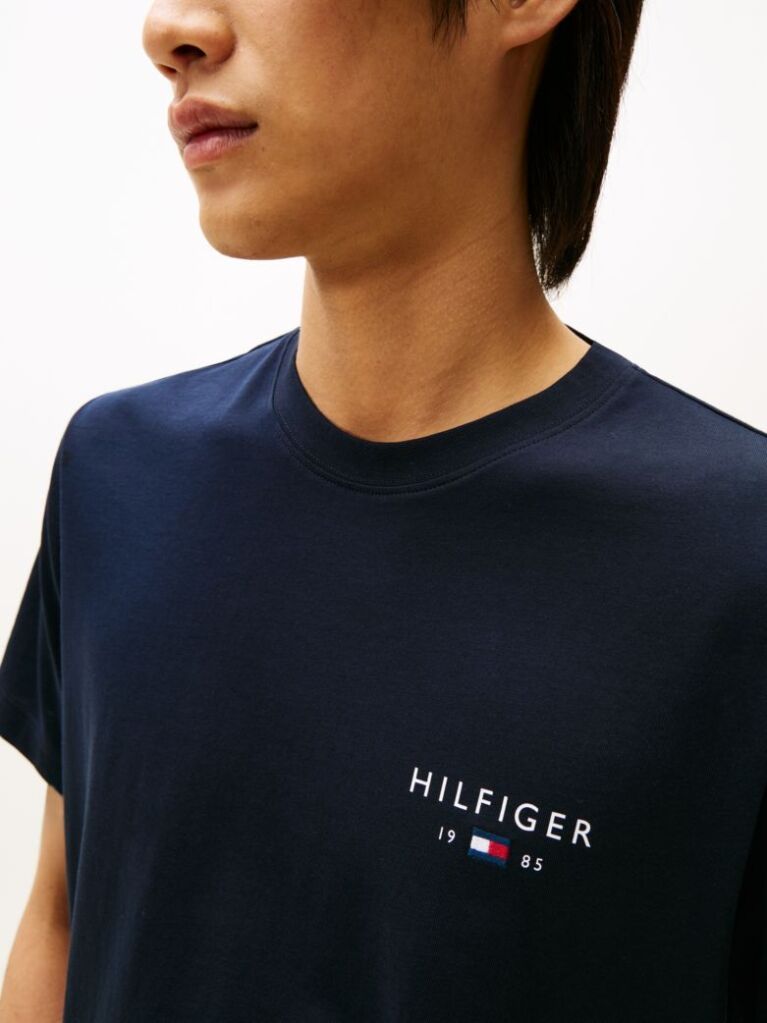 Blue Logo Regular T-Shirt  Men