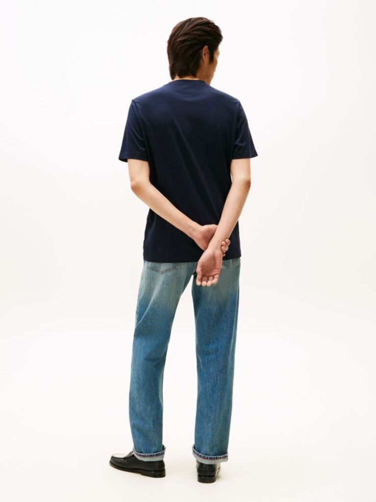 Blue Logo Regular T-Shirt  Men