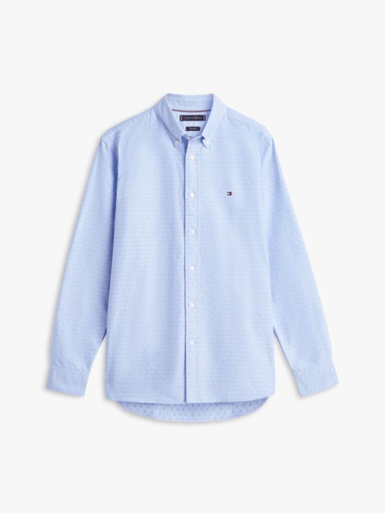 Multi Camasa Oxford Dobby Cu Croiala Regular  Barbati
