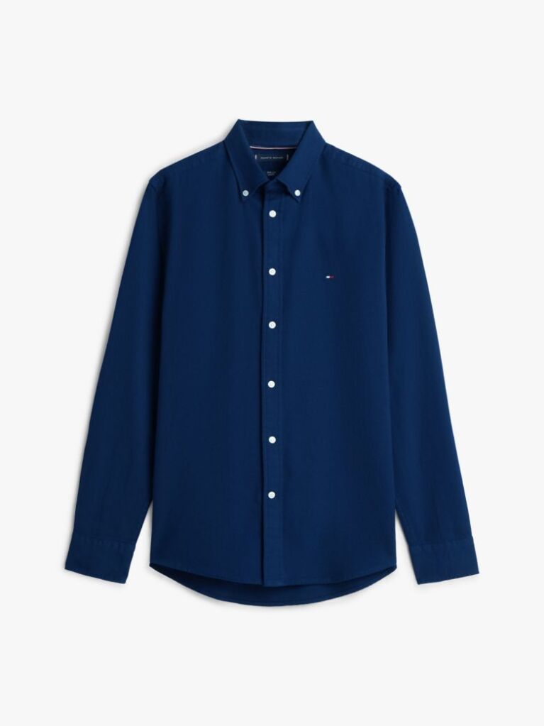Blue TH Flex Dobby Slim Fit Shirt  Men