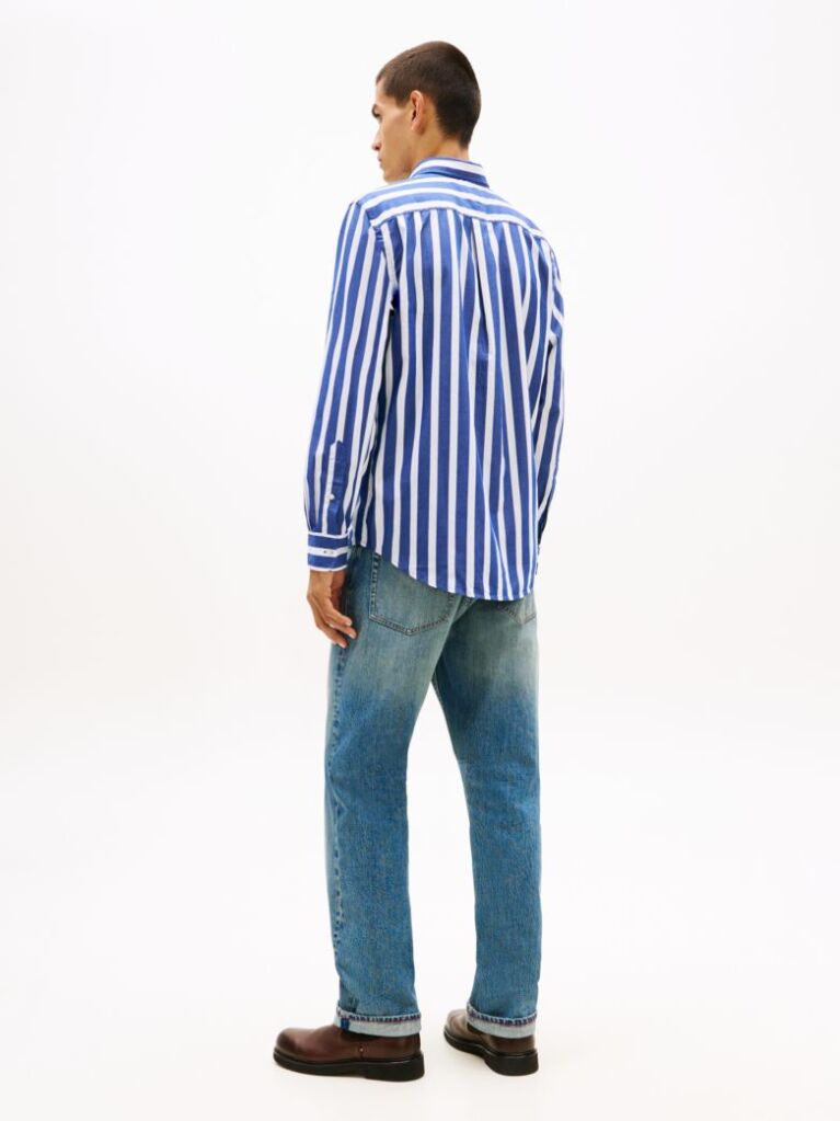 Multi TH Flex Regular Fit Stripe Shirt  Men