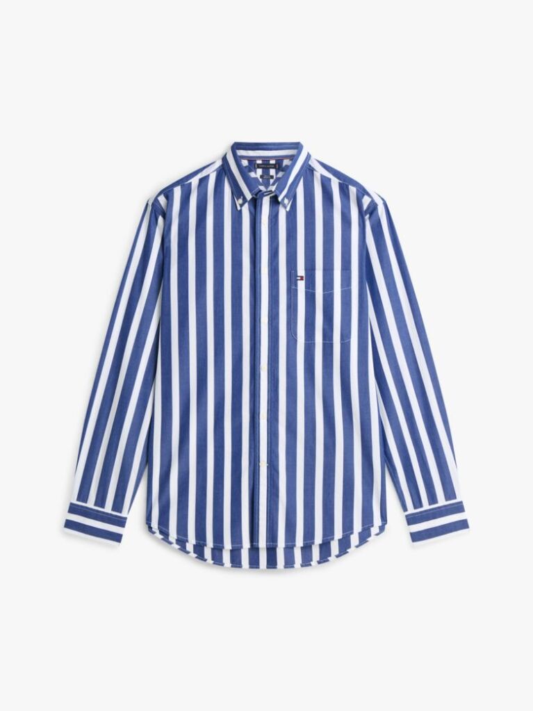 Multi TH Flex Regular Fit Stripe Shirt  Men