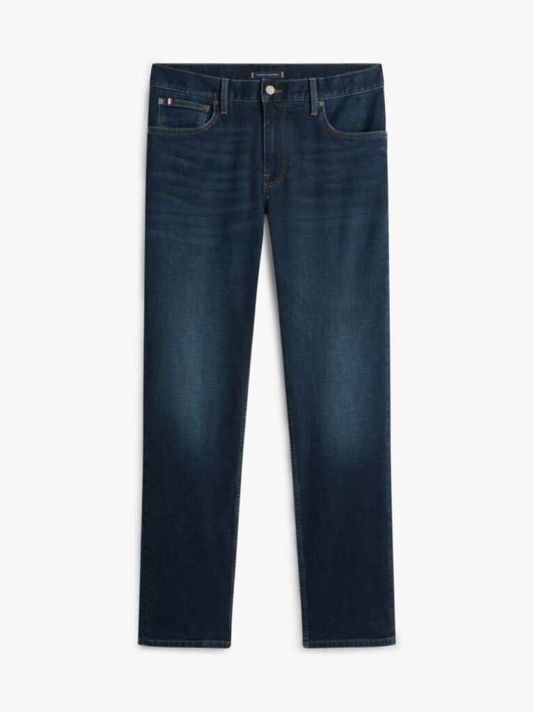 Blue Denton Straight Leg Jeans  Men