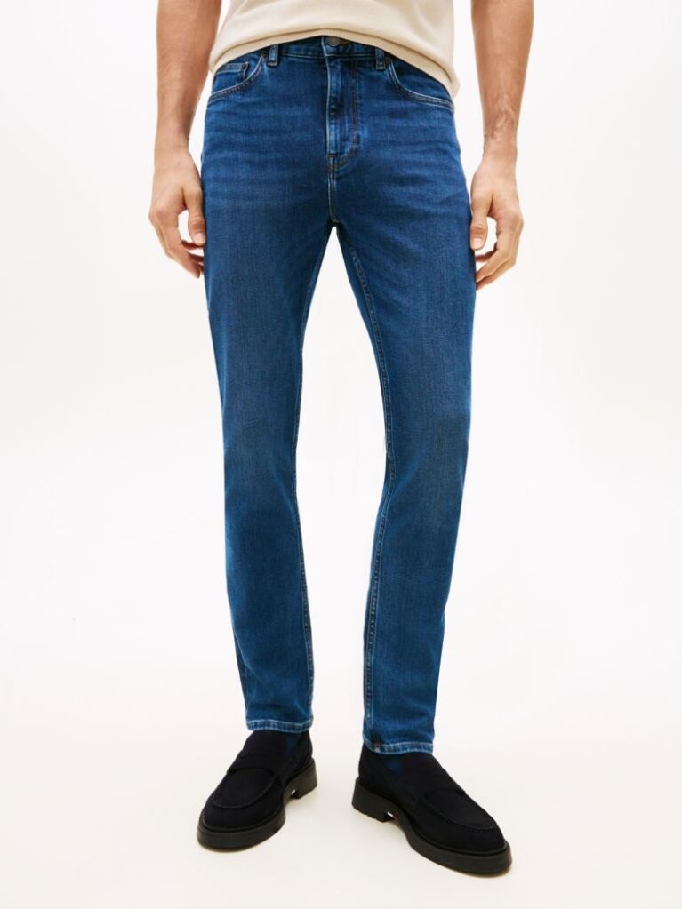 Blue Bleecker Faded Slim Jeans  Men