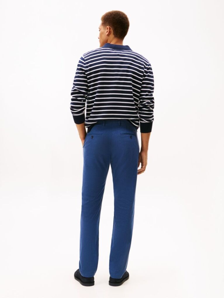 Blue Denton Twill Chinos  Men