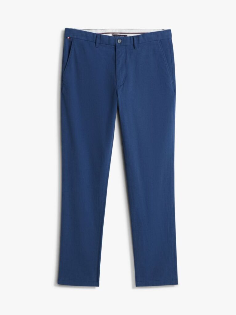 Blue Denton Twill Chinos  Men