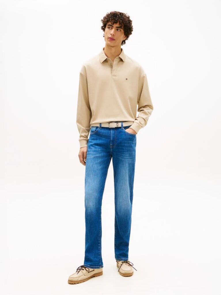 Blue Bleecker Faded Slim Jeans  Men