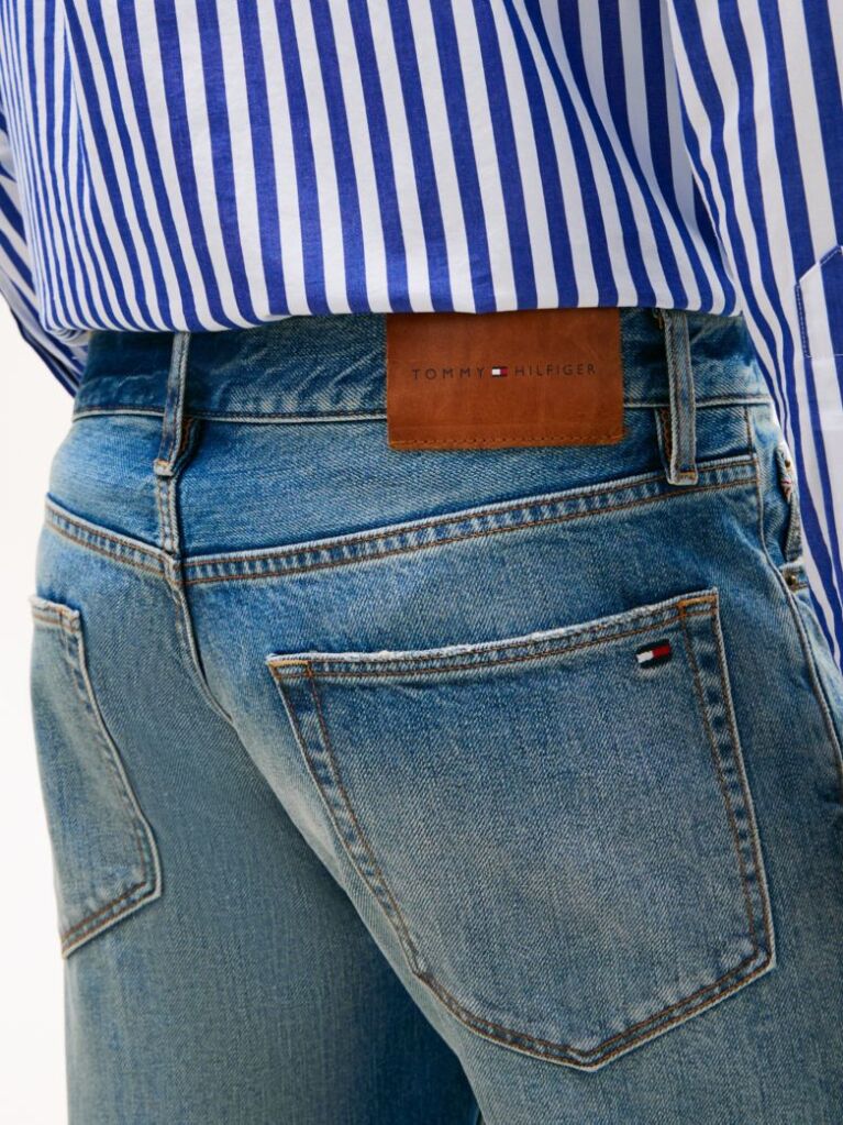 Blue Blugi Dover Selvedge Cu Croiala Regular Dreapta   Barbati