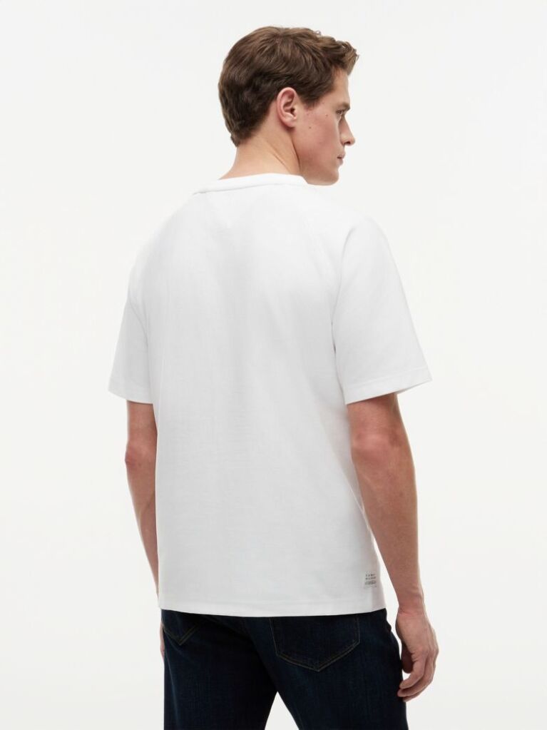 White Flag Raglan Sleeve Relaxed Jersey T-Shirt  Men