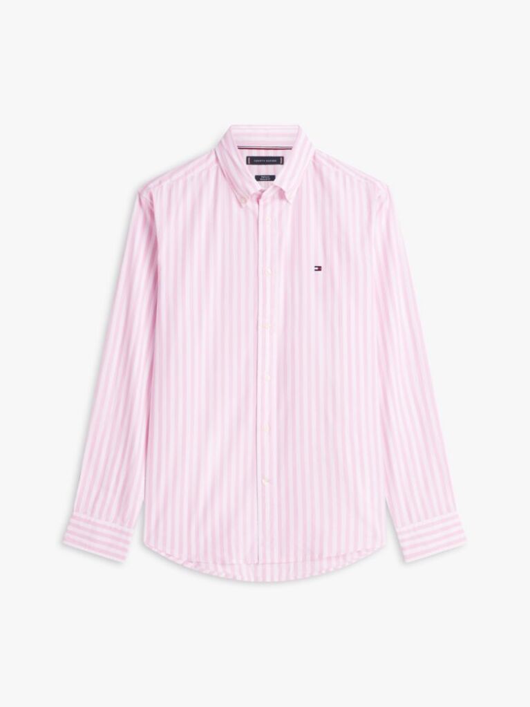 Multi TH Flex Regular Fit Stripe Poplin Shirt  Men