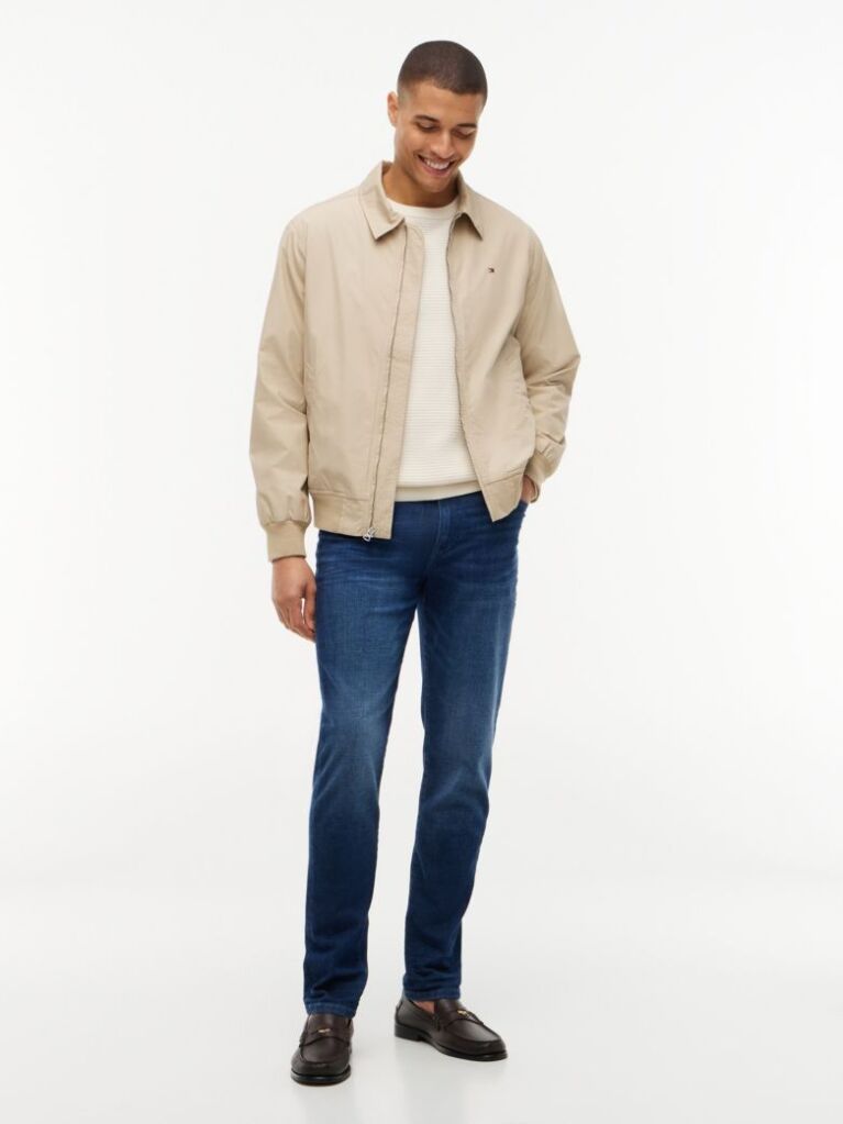 Blue Blugi Bleecker Cu Croiala Slim  Barbati