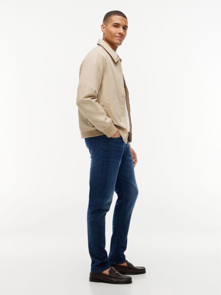 Blue Blugi Bleecker Cu Croiala Slim  Barbati