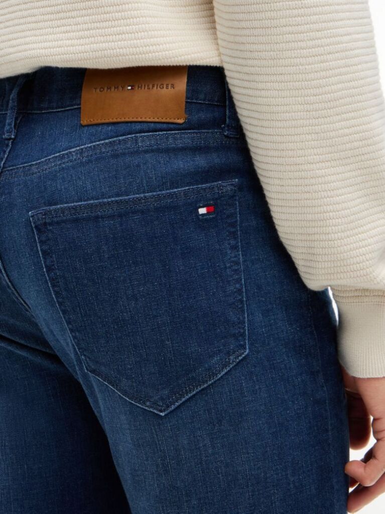Blue Blugi Bleecker Cu Croiala Slim  Barbati